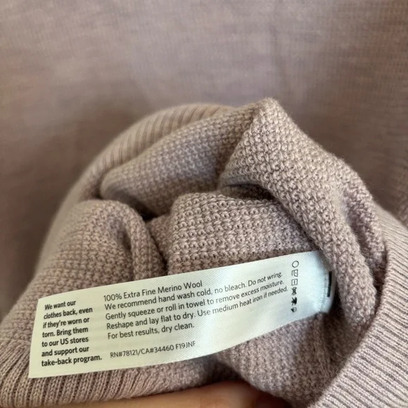 Eileen Fisher Wool Turtleneck Sweater - Picture 7 of 7